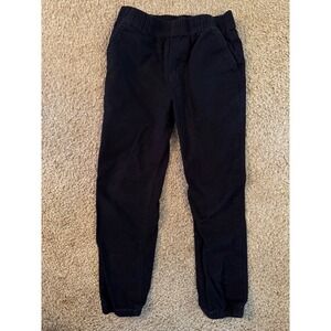 CAT Kids Black Jogger Pants Elastic Waist Size 7